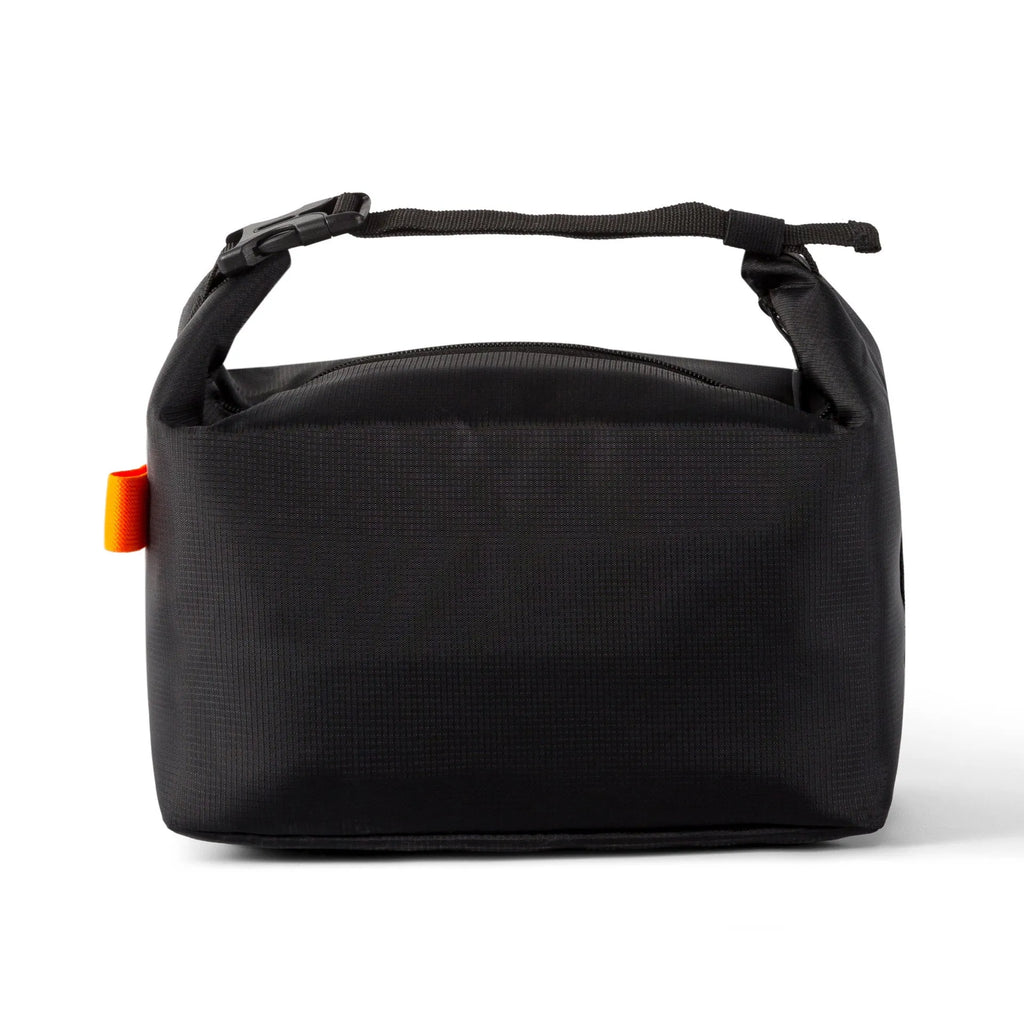 Japanese-style insulated Oxford cloth lunch bag with 24x14cm base in army green colour