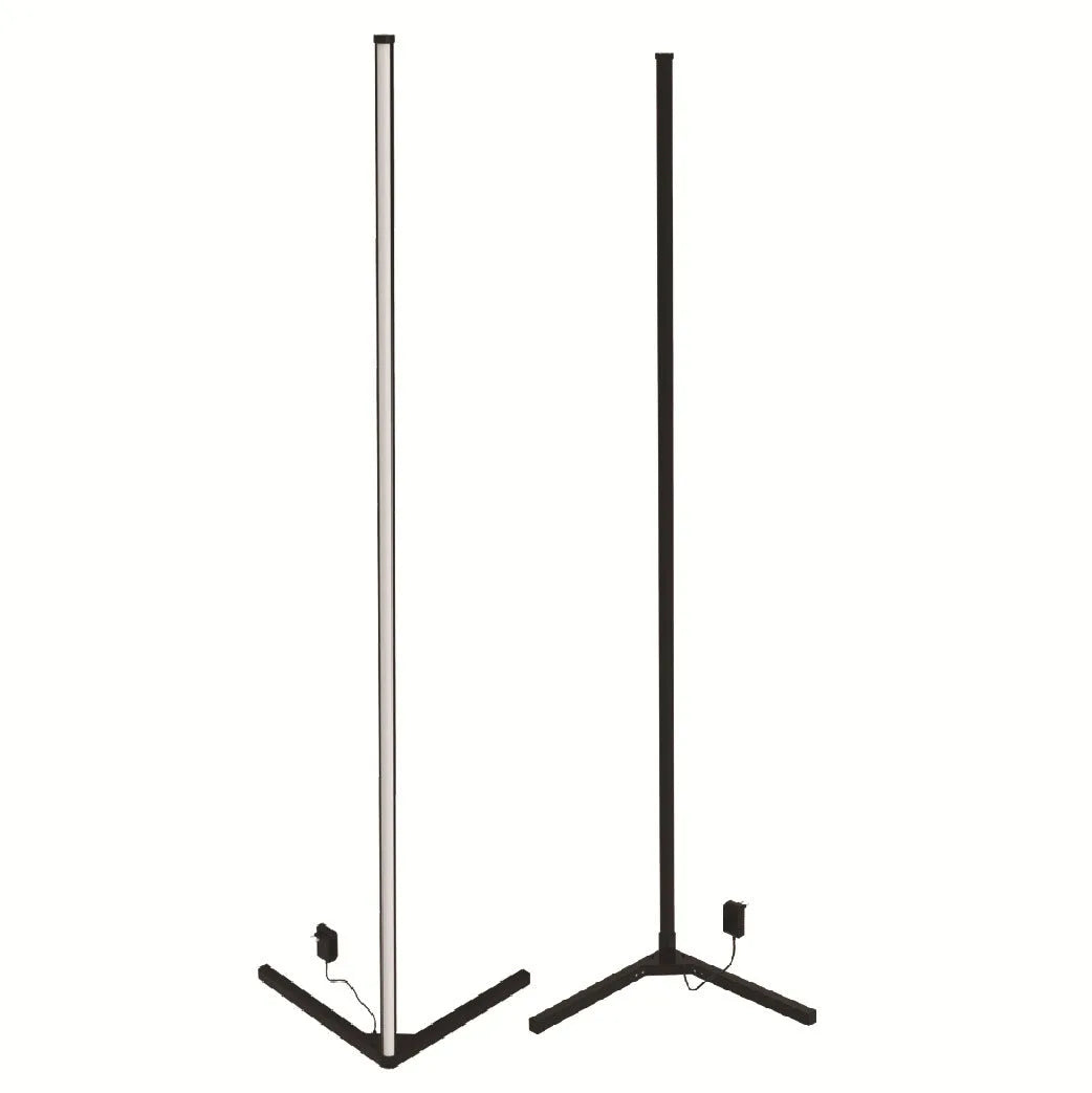 Black Symphony RGB smart floor lamp with music sync and remote control