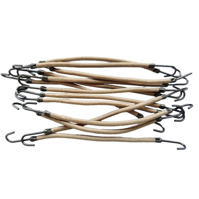 Wig double hook hair styling tool in hand-weaving construction with solid colour options