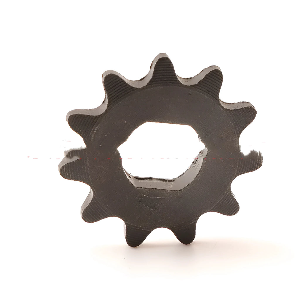 Cast iron motorcycle reduction gear with 11 teeth for 25hT8F chain applications