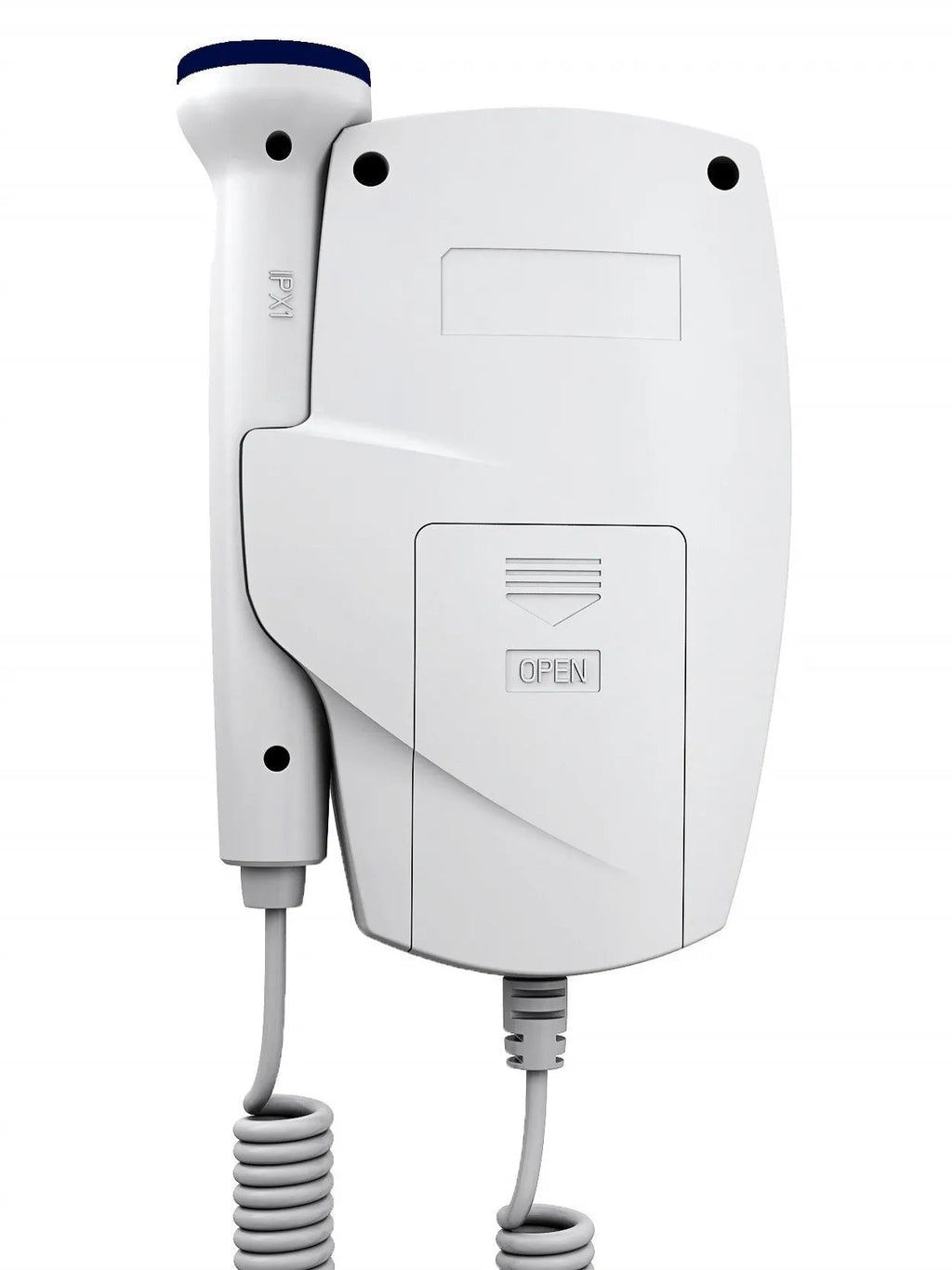 Digital waveform dual display fetal doppler heart rate monitor with TFT colour screen and ergonomic probe