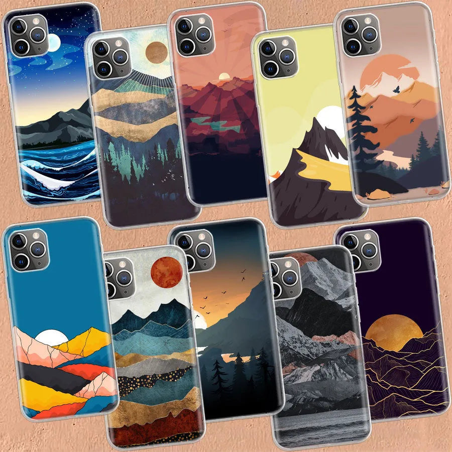 TPU phone case for iPhone 15 Pro Max with anime flower print and drop resistant protection