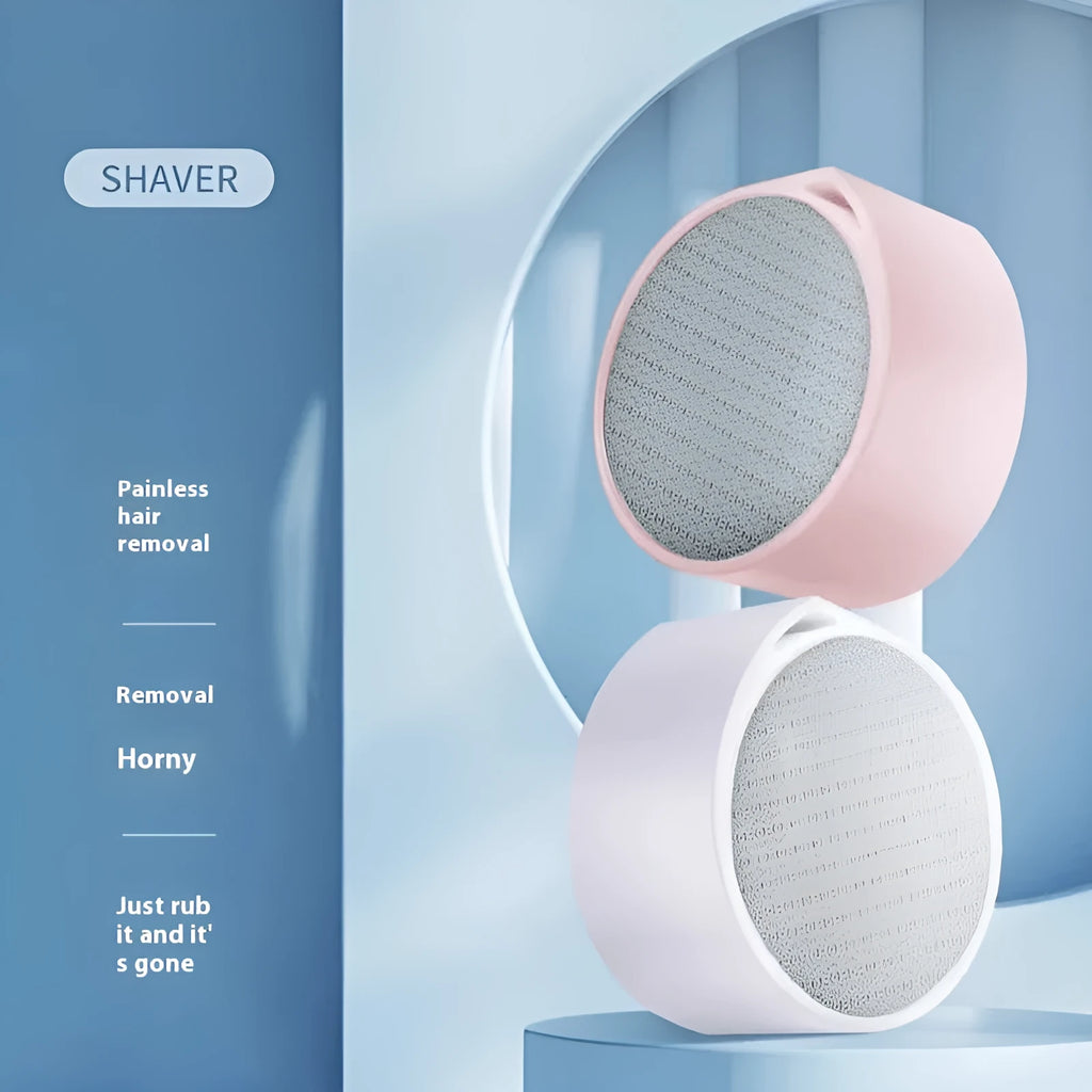 2-in-1 nano glass epilator and foot grinder device for whole body hair removal