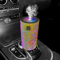 Car mounted air purification humidifier with USB cable in one of seven colour options