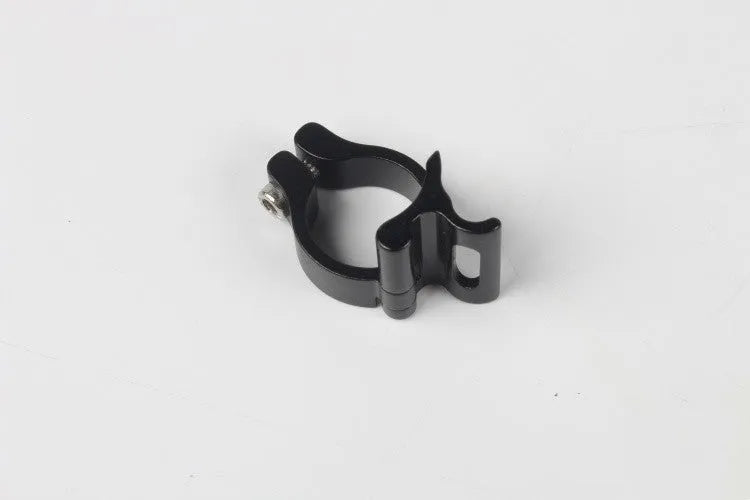 A single black aluminium alloy vehicle clamp ring with a 28.6mm diameter.