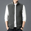 Men's sleeveless waistcoat vest in a cardigan style available in multiple colours.