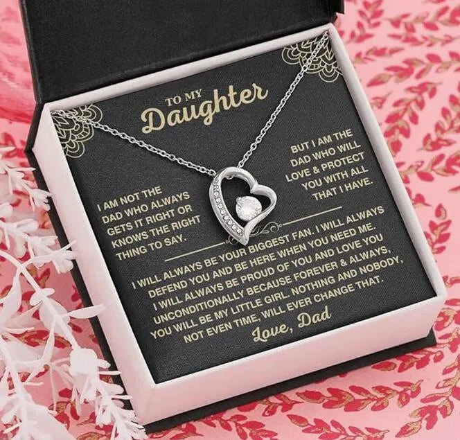 Hollow heart necklace pendant in silver tone with European-American styling and gift packaging