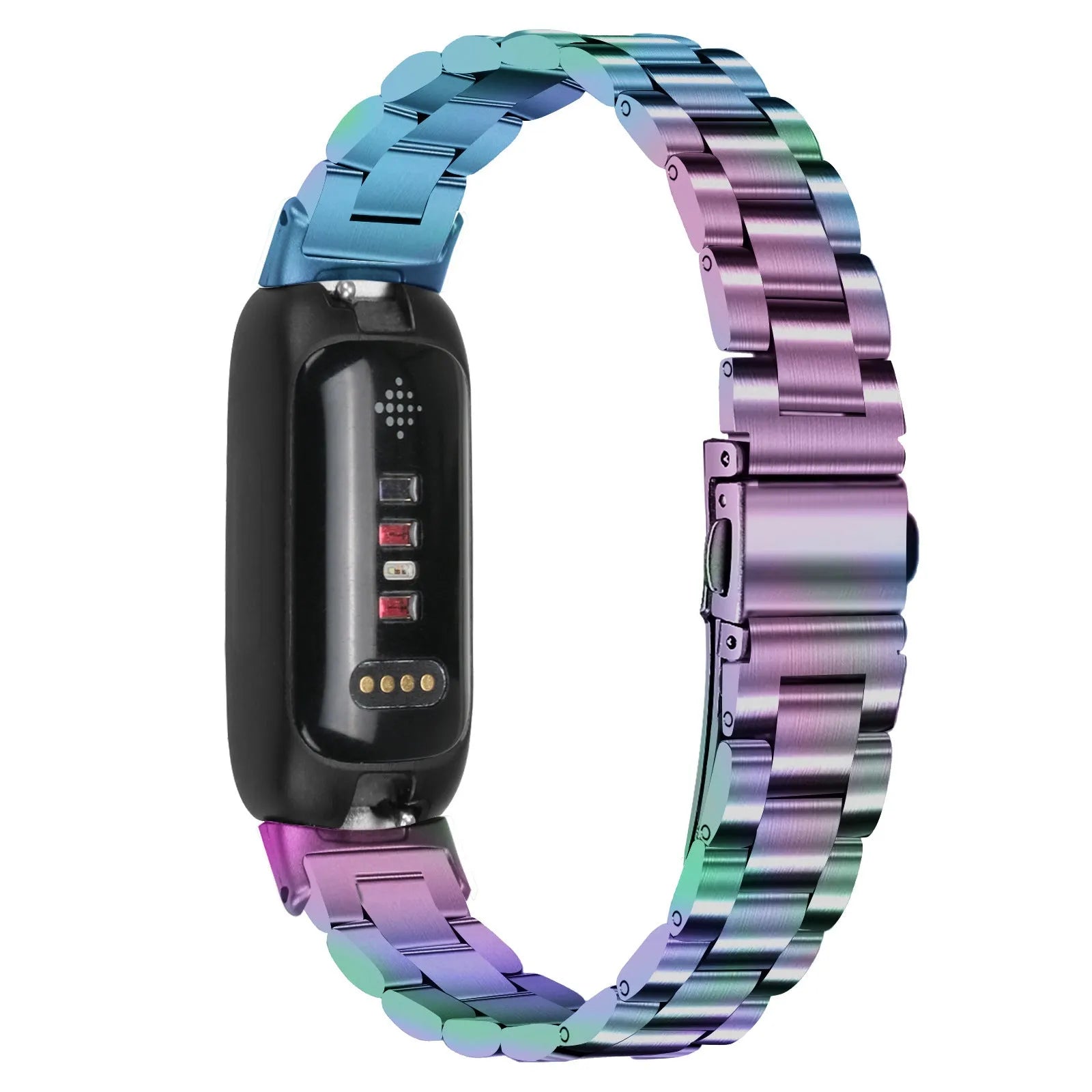 Huawei Inspire 3 stainless steel replacement watch strap in multiple colour options showing 12mm connector.