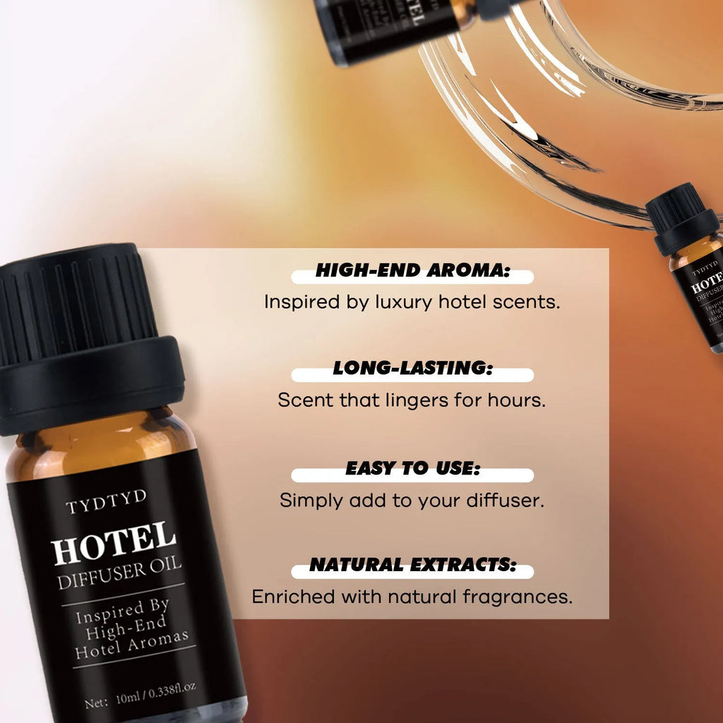 10ml bottle of natural plant fragrance essential oil for diffusers and blending