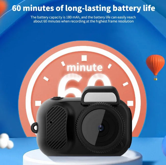 Black Y3000 HD sports camera with 0.96-inch display screen compact size for outdoor recording
