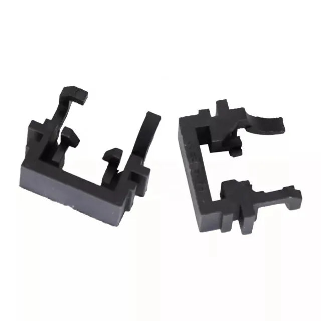 Black plastic LED headlight holder bracket for Ford cars, dimensions 30.7x10x26mm.