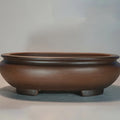 Handmade purple sand desktop flowerpot measuring 58cm tall with classical styling for indoor decoration