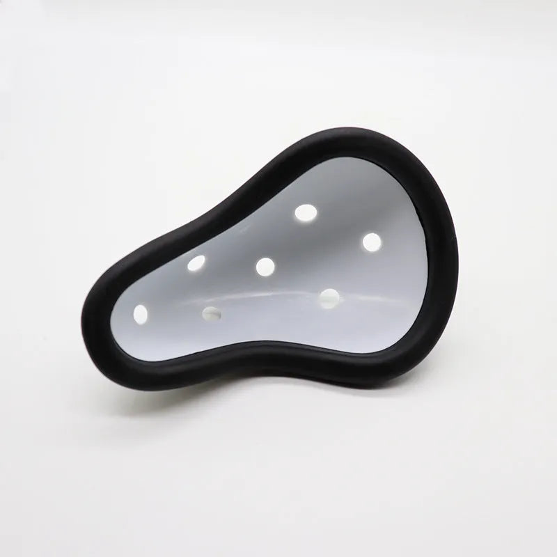 Rubber sports genital protector for adult and children's rugby, hockey and boxing