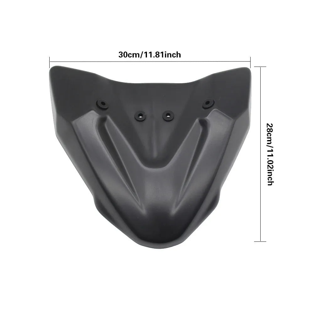 Black ABS fixed wind front wing body motorcycle part for KTM 390 and 790 Adventure ADV