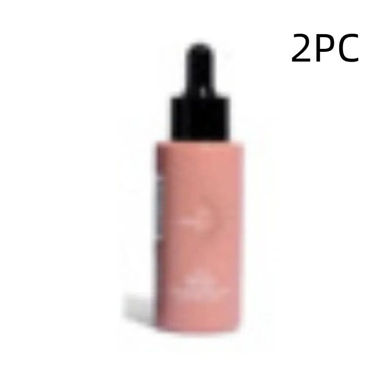 Black matte sun tanning liquid set showing 50ml tanning drops bottle and 75ml tanning flash cream bottle.