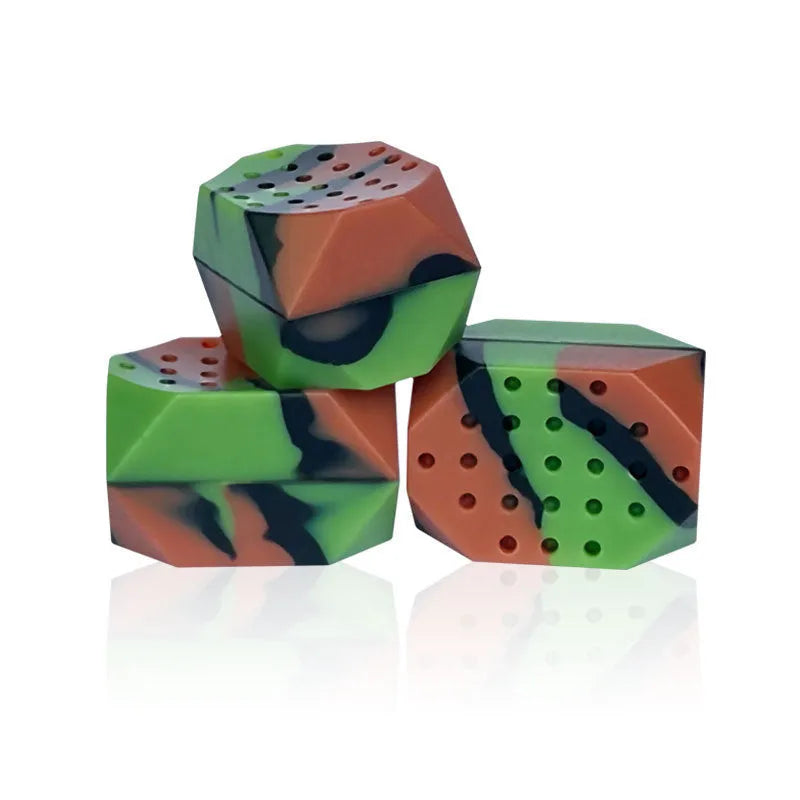 Camouflage pattern silicone facial muscle fitness balls for masseter exercise and jawline tightening