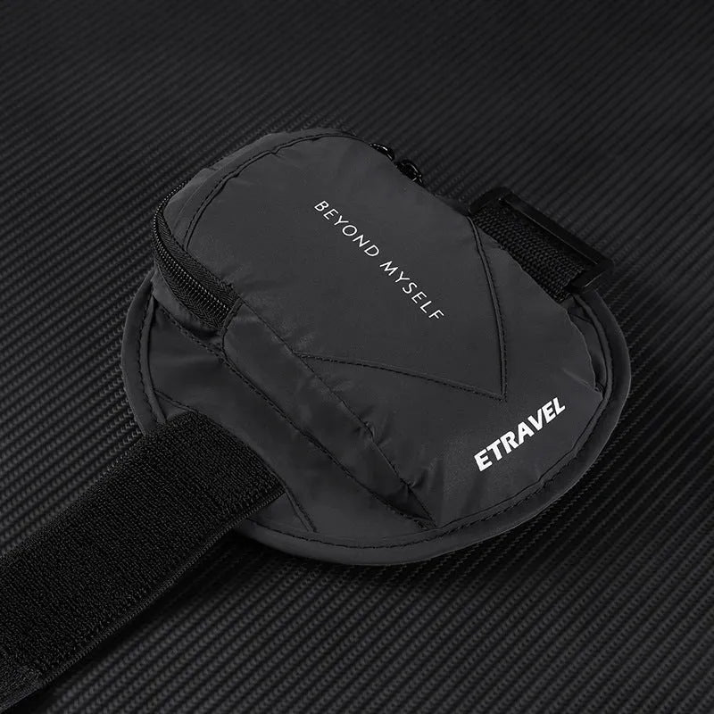 Lightweight reflective running arm bag with adjustable strap for outdoor sports