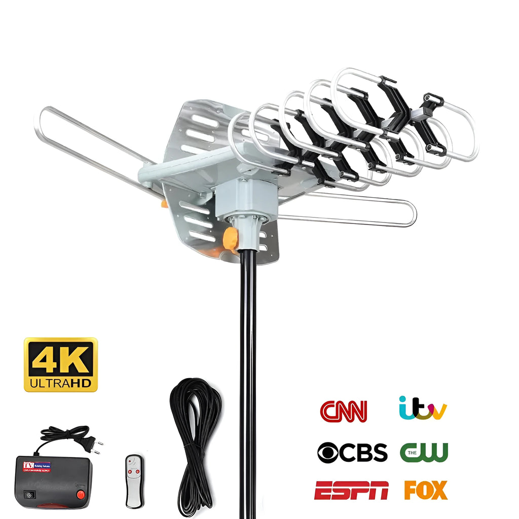 GR-1002 rotatable outdoor digital television antenna for UHF reception.