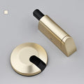 Modern invisible door stopper in zinc alloy with six colour finish options