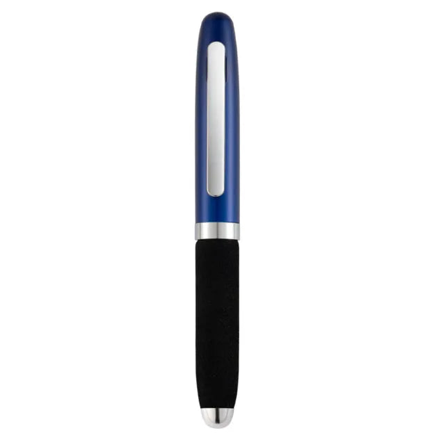 EVA metal cap mini ballpoint pen with 1.0mm tip in compact 112mm size