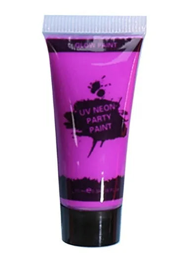 25ml tube of neon green water-based face and body paint, safe and non-toxic