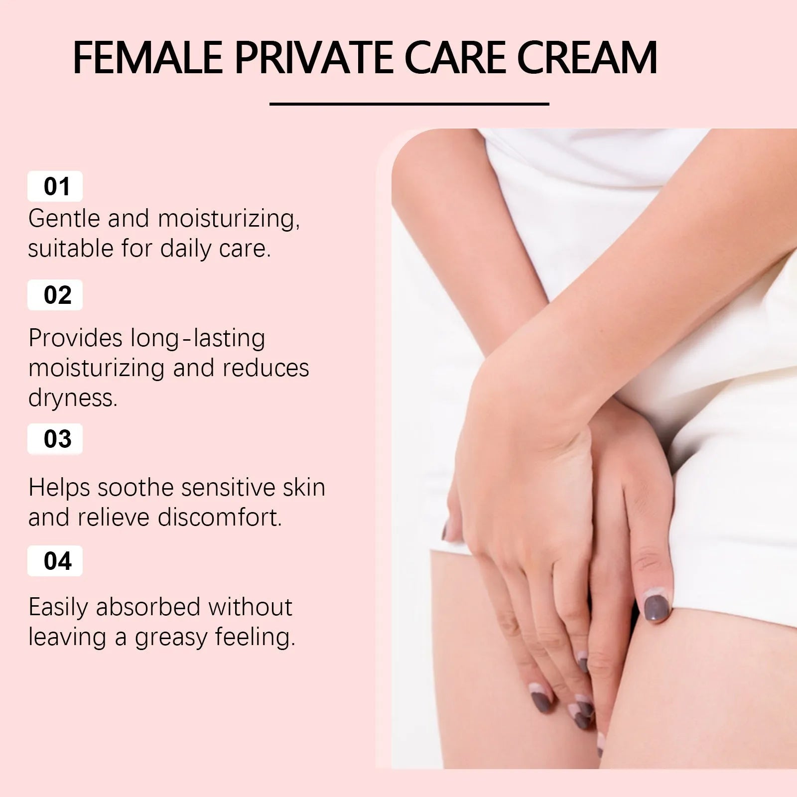 Gentle Care 50g moisturising cream in container for dry skin with glycerine and rose extract