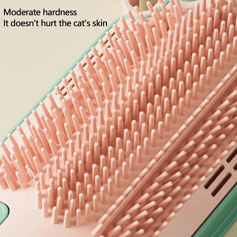 Small PP plastic cat itch rubbing toy for scratching and gentle pet massage