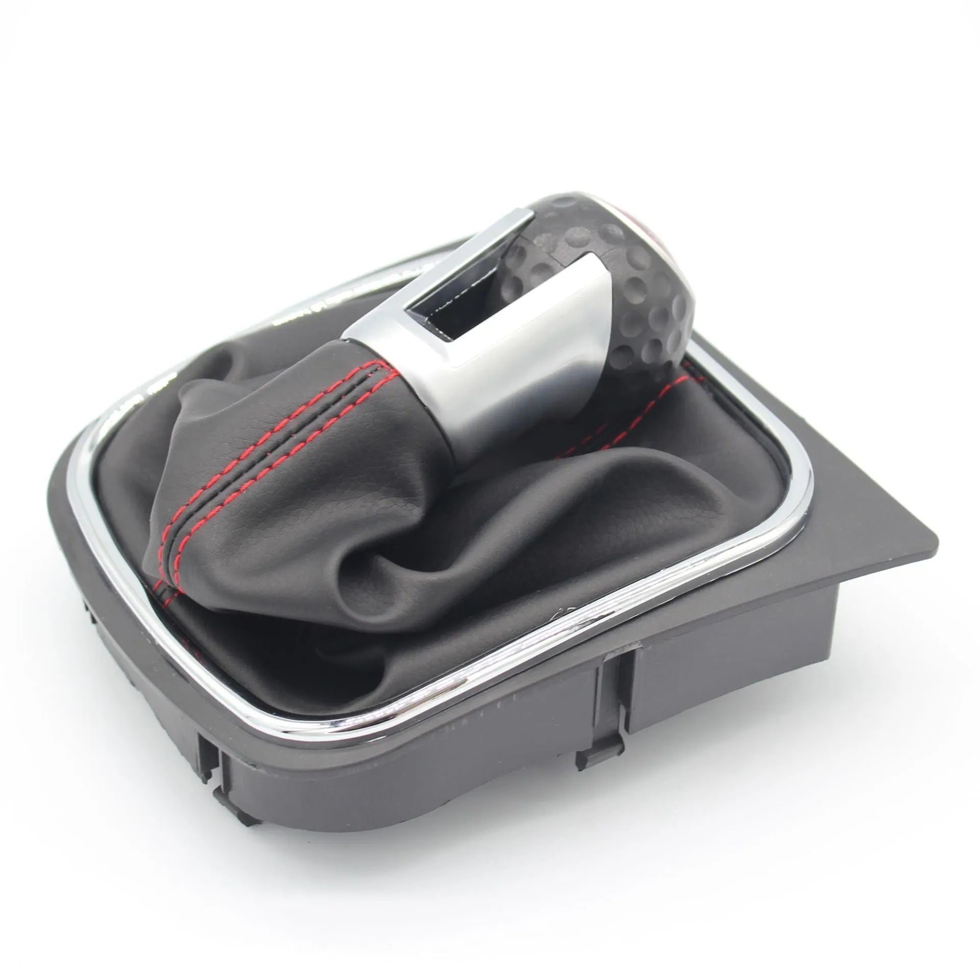 Manual gear lever dust boot handball with leather handle for Volkswagen Golf 5 6 7 models