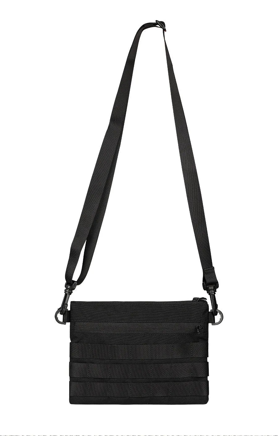 Black Oxford cloth portable outdoor kit measuring 18cm by 3.5cm for military enthusiasts