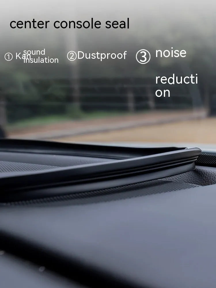Outlander dashboard soundproof seal strip showing 1.6m silicone length with six card slots