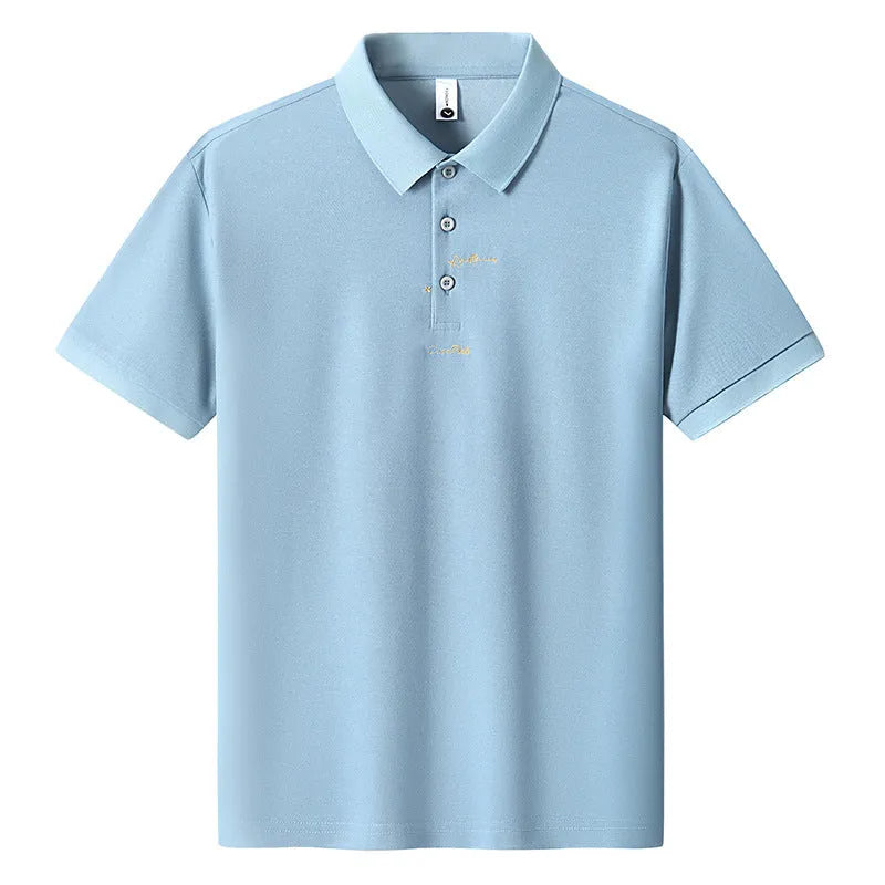 Men's casual cotton t-shirt in loose fit with short sleeves, available in six colours including white, black, green, pink, khaki and sky blue