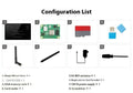 13.3-inch integrated computer voice assistant CM4 main control touch display with ABS casing