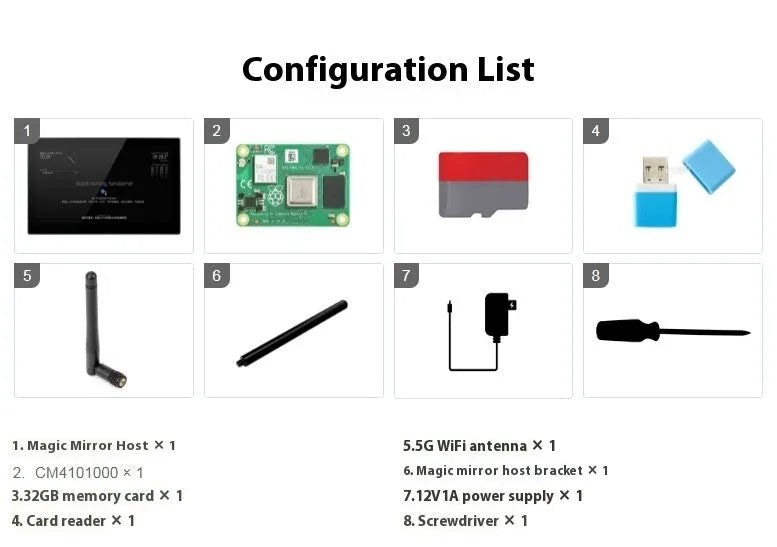 13.3-inch integrated computer voice assistant CM4 main control touch display with ABS casing