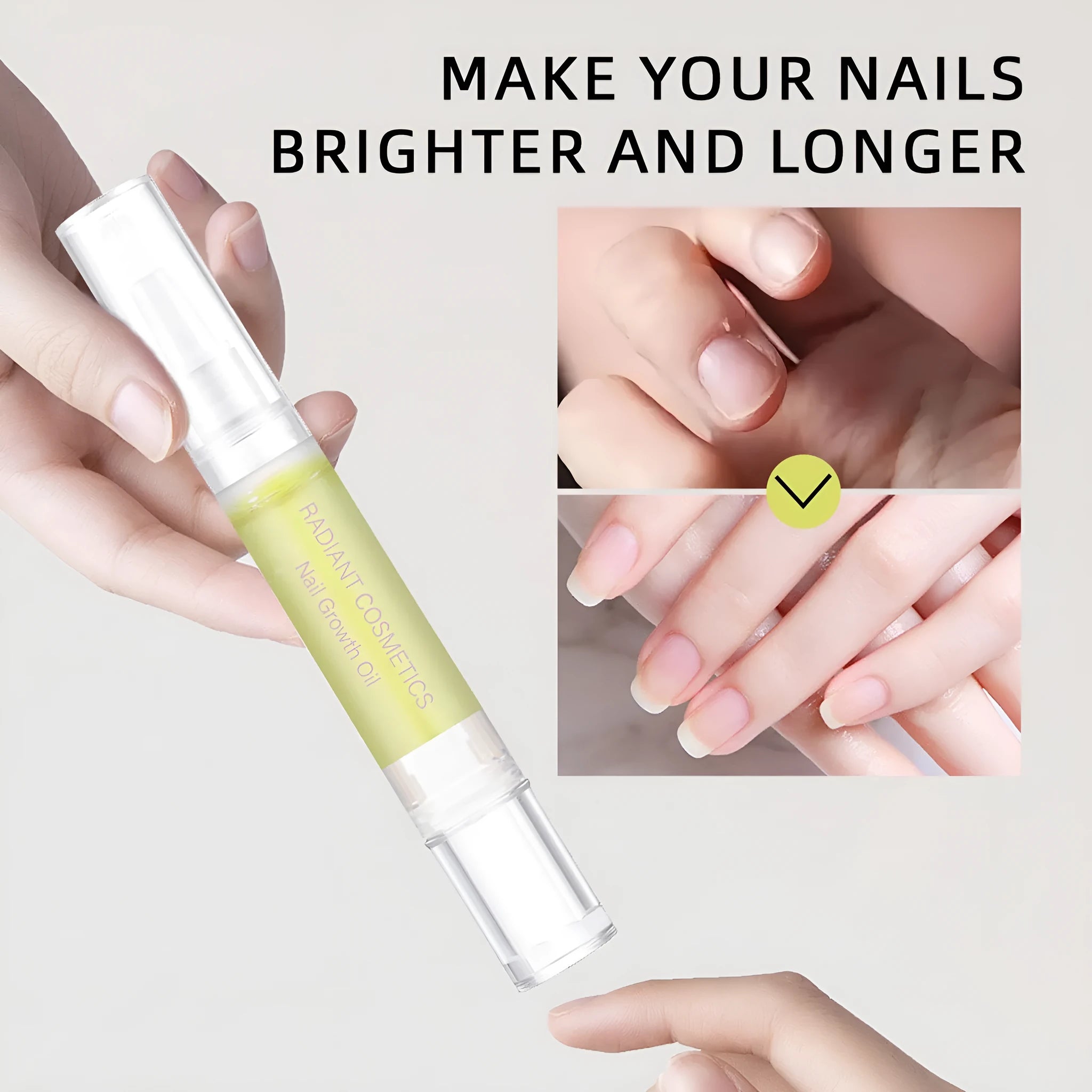 3ml wash-free nail growth care oil bottle for nail strengthening and moisturising