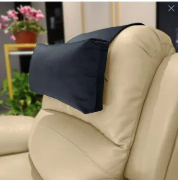 Adjustable fixed neck support car neck pillow in gray, with PP cotton filler, size 60x40x11cm
