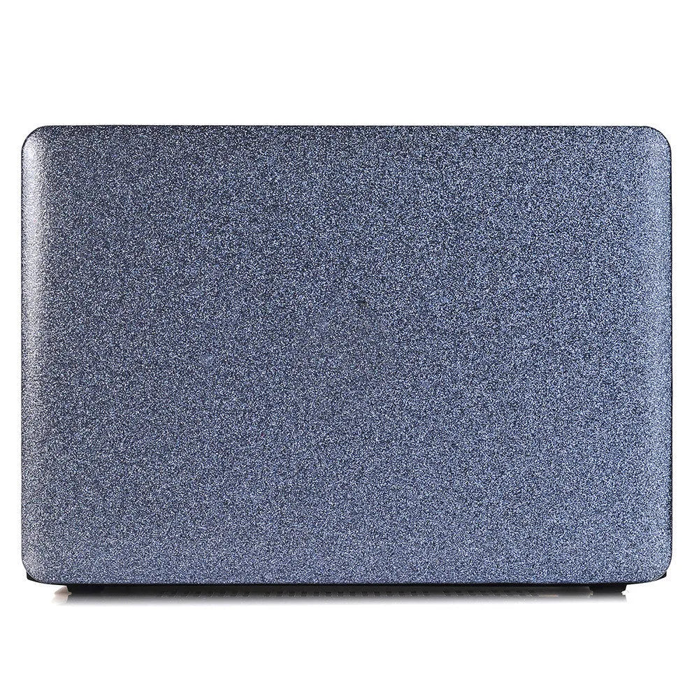 Imitation leather notebook protective shell for MacBook Air 11.6 and MacBook 12 in gold colour, flat back style