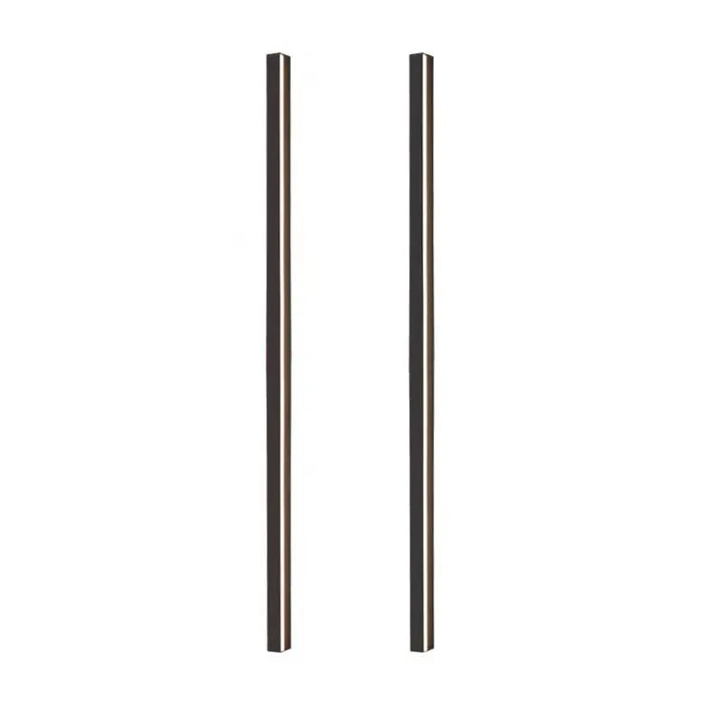 80 cm long black aluminium LED strip wall lamp with touch control for three light colours.