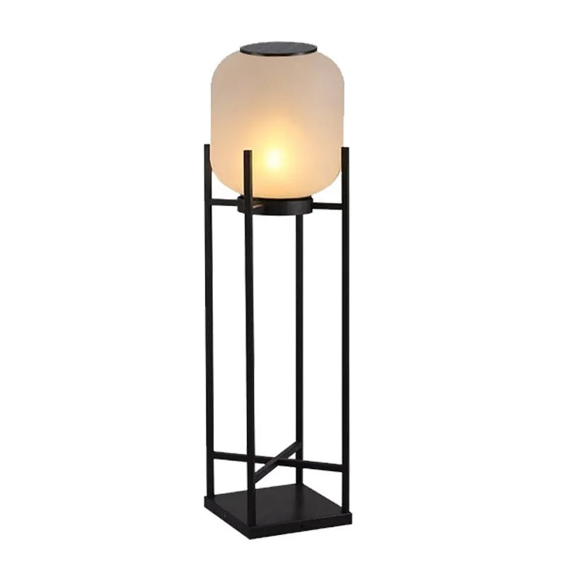 Solar outdoor landscape lamp stainless steel IP55 48cm for garden pathway lighting