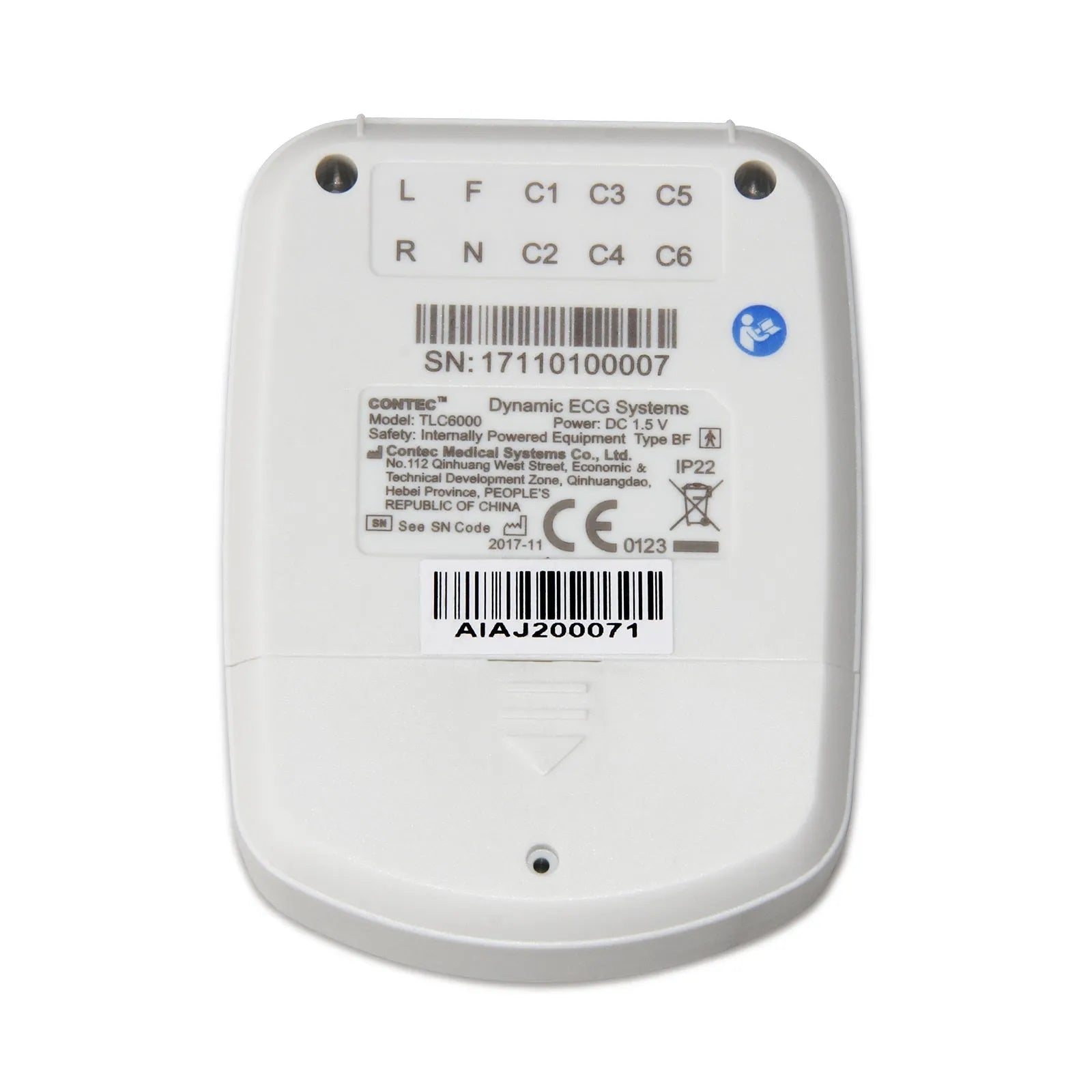 CONTEC TLC6000 24-hour 12-lead ECG Holter monitor with PC software and accessories