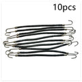 Wig double hook hair styling tool in hand-weaving construction with solid colour options