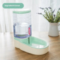 Automatic 3.8 litre pet water fountain for cats and dogs in blue, green, grey, or pink colour.