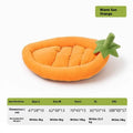 Removable washable dog mat pet bed cover shown in multiple sizes and colours including eggplant purple brown grey orange