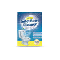 Four sachets of toilet cleaning powder showing 30g portions with 120g total weight