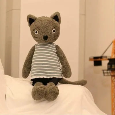 Dressing kitty plush toy in one of ten styles, ultra-soft short plush, PP cotton filling, available in 25cm to 75cm heights