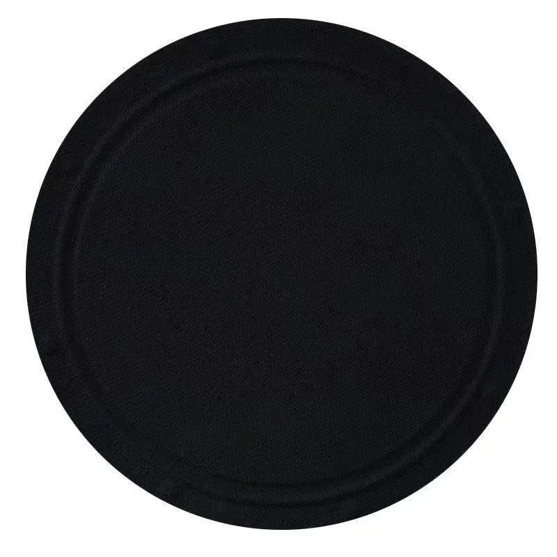 Rubber bath towel with round cake pattern and finger grip surface