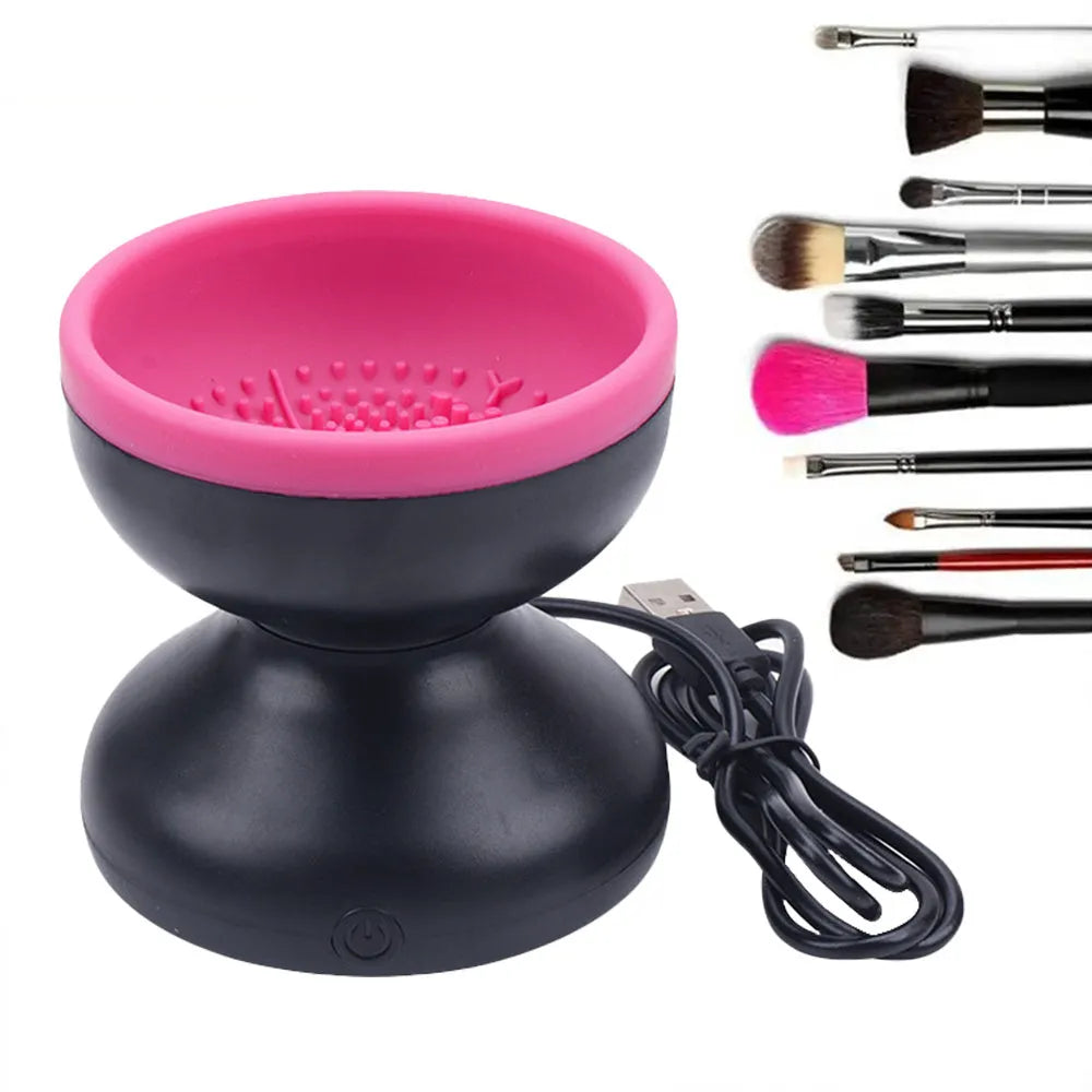 Electric makeup brush cleaner machine 80r/min portable USB