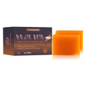 Two 65g kojic acid soap bars with retinol for facial and hand cleansing whitening