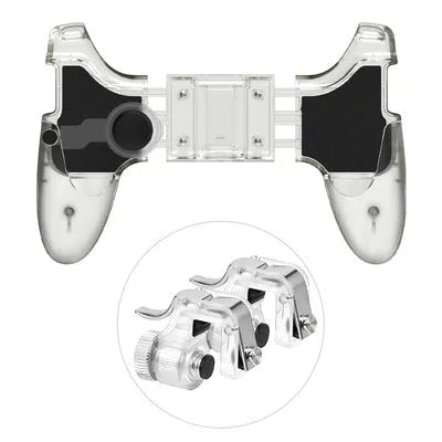 Mobile phone auxiliary physical plug-in suit handle gaming controller in Black or Brown Black colour