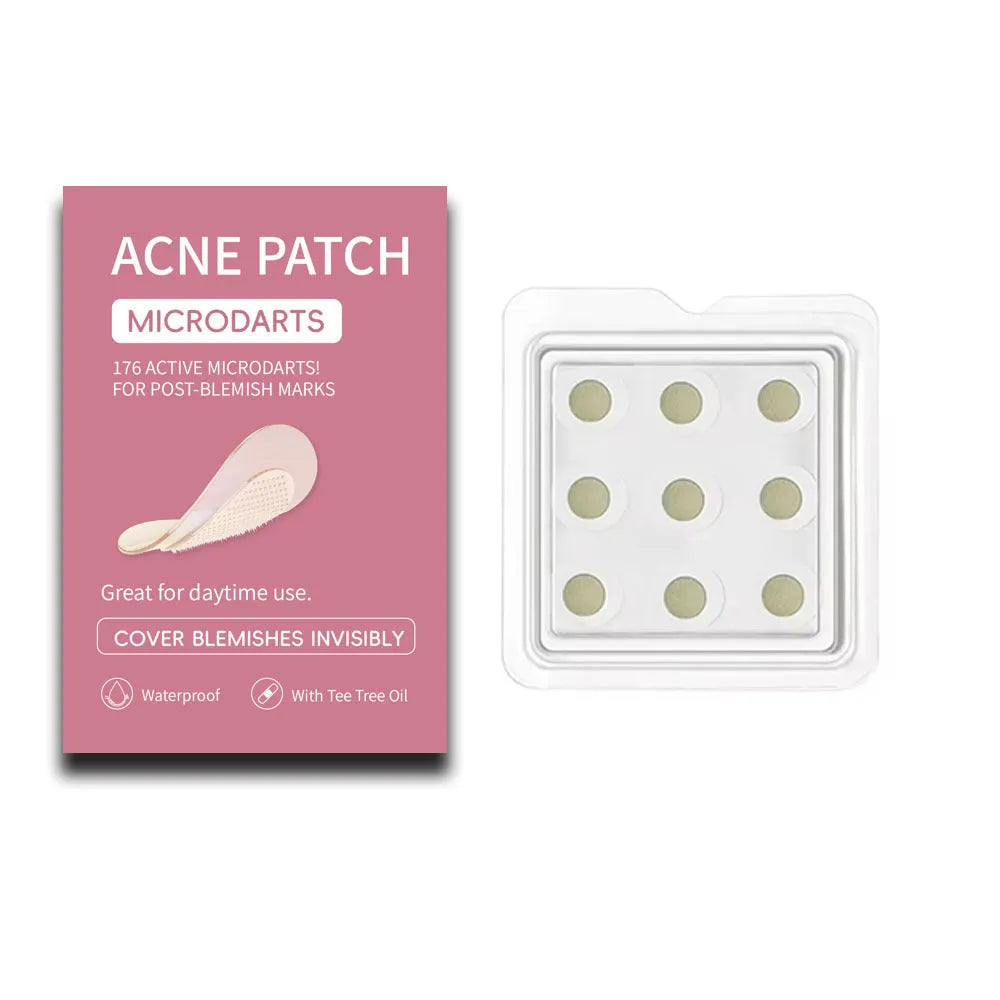 9-piece hydrocolloid acne patch pack for pimple treatment