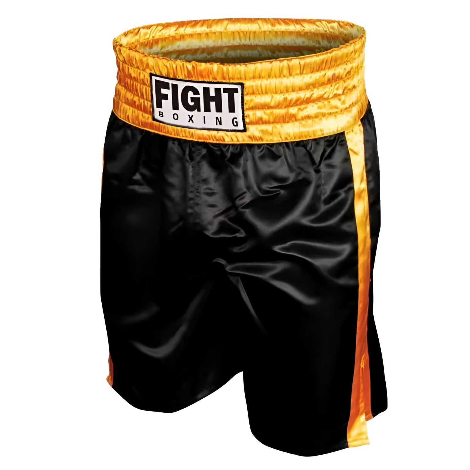 Boxing shorts for training in multiple colour options including black and white waist with stripes